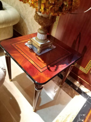 Noble Designer Classic r Coffee table Side table Sofa Living room Table Wood new