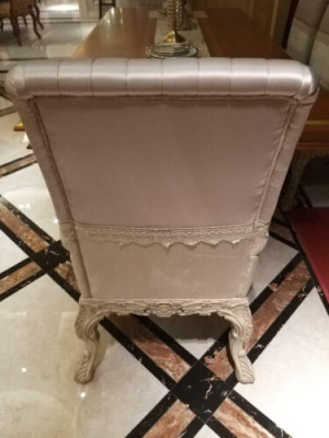 Classic r Baroque Style Chair Leather Armchair Lehn Chairs Leather Upholstery new