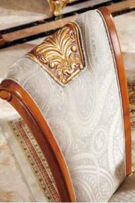 Dining room E62 Chair 1 Seater Armchair Wood Luxury Class Baroque Rococo