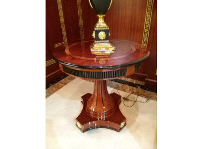 Round Dining room Round Table Wood Tables Round Classic Rococo Baroque style
