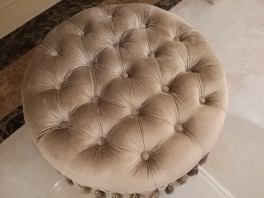 Elegant Design Stool Side Pufa Footstool Bedroom Living room