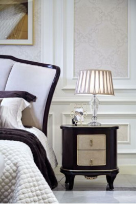 Design Night Table Console Side Sleep Room Gloss Tables Consoles Luxury