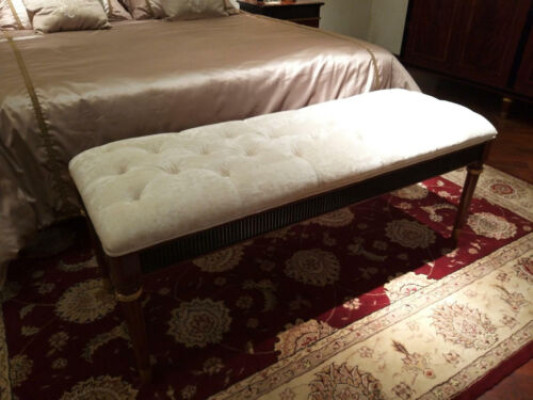 Chaise lounge antique style sofa lounger couch loungers chaise stool bench seat upholstery new