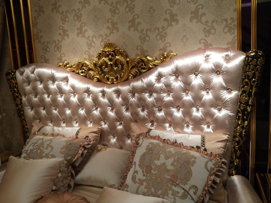 Double bed Bed Luxur marriage bed design luxury beds rococo baroque antique style