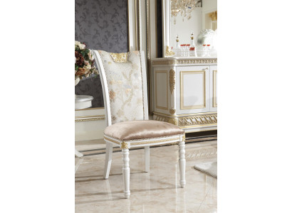 Dining room Chair 1 Seater Armchair Wood Baroque Rococo Furniture Design E62
