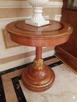 Round Dining room Round Table Wood Round Tables Classic Rococo Baroque style