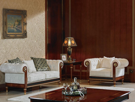 Classic Sofa set 3+2 Baroque Rococo Antique Style Sofa Couches Couch