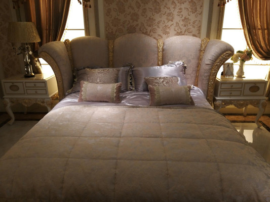 Double bed bed marriage bed design luxury beds baroque rococo antique style