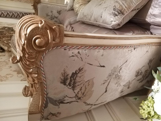 Double bed bed marriage bed design beds baroque rococo antique style bedroom new