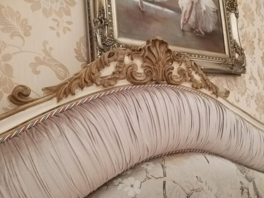 Double bed bed marriage bed design beds baroque rococo antique style bedroom new