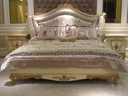 Bedroom Bed Noble Luxury Klass Classic Beds Baroque Rococo Antique