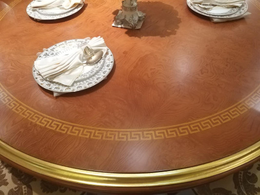 Round Dining room + 4 Chairs Chair Set Suite Round Table Wood Tables Round 5pcs