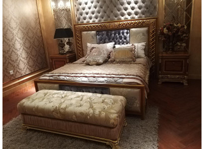 Magnificent Classic Bedroom Set with handmade bed and nightstands