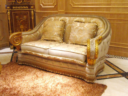 Classic Sofa set 2+1 Rococo Baroque Antique Style Sofa Couch Couches
