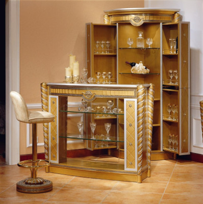Barset Suite Wardrobe Table Display case Stool Table Antique Style Baroque Rococo new