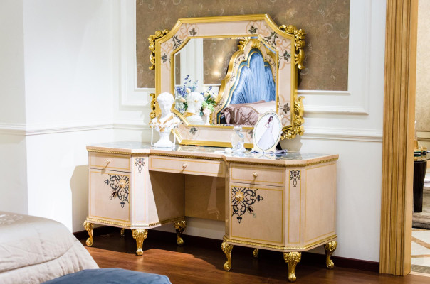 Dressing table dressing table dressing table mirror with cosmetic table stool modern new
