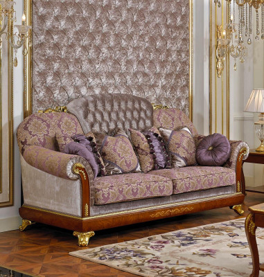 Baroque Rococo Sofa set 3+1 Complete Set Sofa Suite Couch Sofas Upholstery