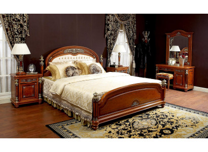 Complete's Bedroom Luxury Designer Antique Style Bed Dressing table Bedside tables