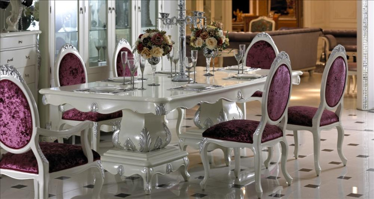 Royal Dining table + 6x Chairs Complete's Dining room Suite Table Chair E36