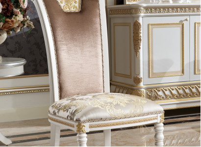 8 Chairs Set Dining room Designer Wood Chair Suite E62 Antique Style Baroque Rococo