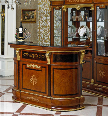 Complete e Bar home bar counter bar cabinet display case bar stool baroque rococo
