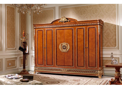 Wardrobe Bedroom Wood Wardrobe Antique Style Baroque Rococo Cabinets