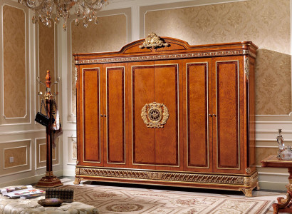Wardrobe Bedroom Wood Wardrobe Antique Style Baroque Rococo Cabinets