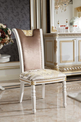 Classic r Dining table Table Wood Dining room Suite + 4x Chair Set Chairs Baroque