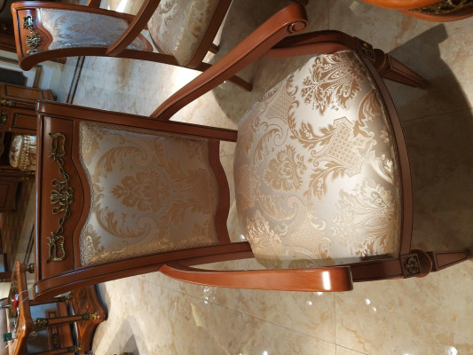XXL 180cm Dining table Luxury Mega Class Tables with 6 chairs Baroque Rococo 7 pieces.