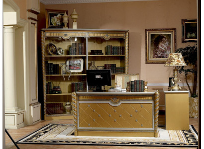 Office Furnishings Study room Office Furniture Table Wardrobe Armchair 3-piece Set Suite