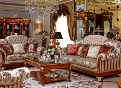 Baroque Rococo Sofa set 3+2 Complete E38 Sofa Suite Couch Sofas