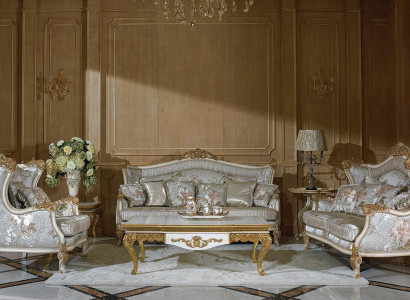 3+1 Sofa set Couch Upholstery Sofa Suite Royal Sets Baroque Style
