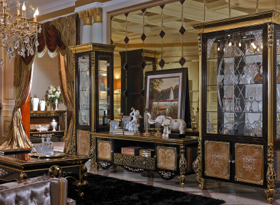 Wall unit Set Showcases Display case Chest of drawers Living room Furniture Furnishings