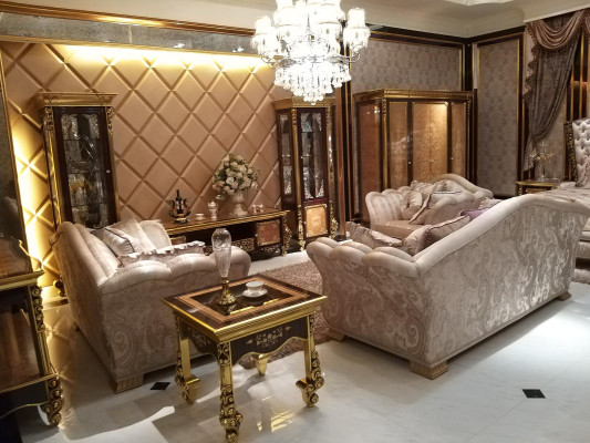 Sofa set Classic 3+2+1 Baroque Rococo Antique Style Sofa Couches Couch