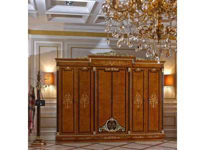 Wardrobe Bedroom Wood Wardrobe Antique Style Decor Rococo Baroque