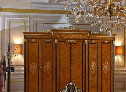 Wardrobe Bedroom Wood Wardrobe Antique Style Decor Rococo Baroque