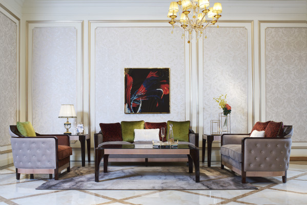 Luxury Furniture Couch Sofa set Sofa Upholstery 3+2+1 Seater with Coffee table Couches