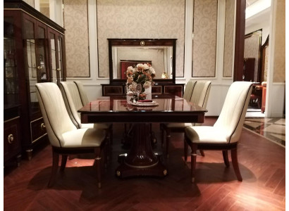 Royal Dining table + 6x Chairs Complete's Dining room Table Chair 7pcs. suite