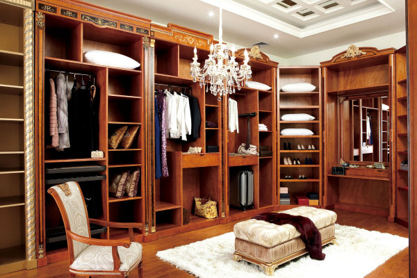 Villa Wardrobe Walk-in Wardrobe Custom-made Baroque Rococo Coat rack