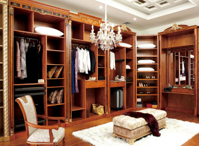 Villa Wardrobe Walk-in Wardrobe Custom-made Baroque Rococo Coat rack
