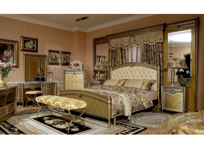 Bedroom Complete Set Chest of drawers Dressing table Bed Suite Set Baroque Rococo