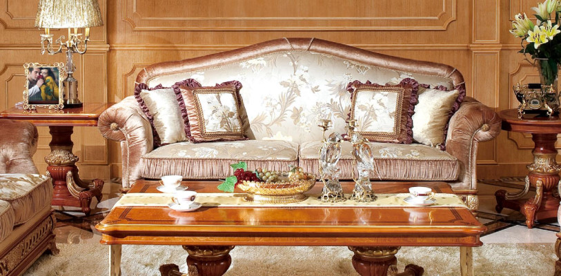 Classic Sofa set 3+2+1 Baroque Rococo Antique Style Sofa Couch Sofas