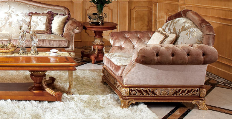 Classic Sofa set 3+2+1 Baroque Rococo Antique Style Sofa Couch Sofas