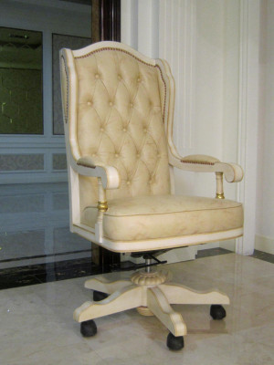 Elegant office set in classic style, consisting of 3 pieces of furniture