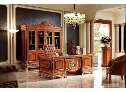 Original YB Office set Desk Executive Chair Bookcase Complete Office Office