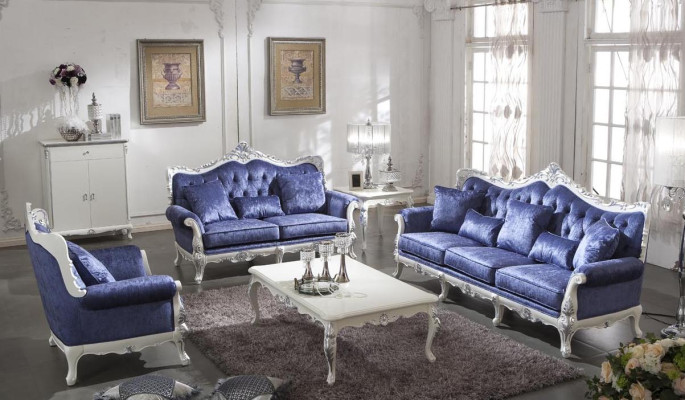 Classic Sofa set 3+2+1 Baroque Rococo Antique Style Sofa Couch Couches E36