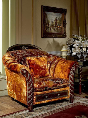 Classic Sofa set Baroque Rococo Antique Style Furniture Upholstery Sofa Couch 3+2+1