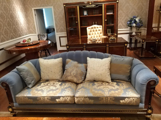 Sofa set 3 pieces. Set Seat Suite Couch Upholstery Seat Textile Fabric Couches Set