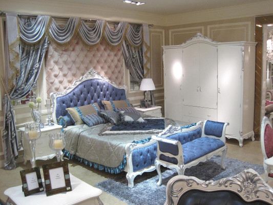 Bedroom Complete Set Chest of drawers Dressing table Bed Suite Baroque Rococo