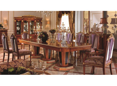 Dining table 8 Chairs Chair Dining room Suite Baroque Rococo Tables Table
